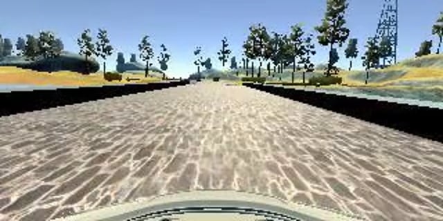 Self-driving car simulation